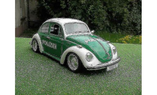 Volkswagen Kafer Base 1/18 Solido coxinelle polizei / police modellautos