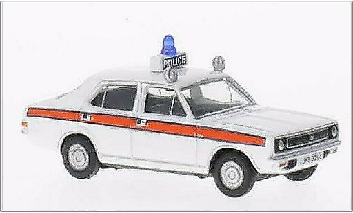 Morris Marina Base 1/76 Oxford Cheshire Police RHD modellautos