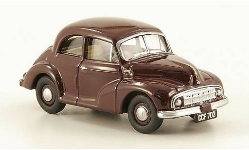 Morris Minor Base 1/76 Oxford Saloon rot modellautos
