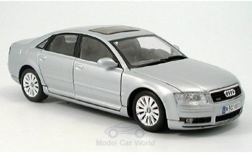 Modellautos Audi A8 1/18 Motormax silber 2004 Audi A8 1/18 Motormax silber 2004 modellautos
