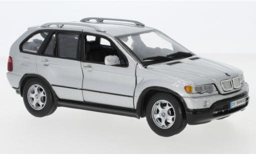 Modellautos Bmw X5 1/24 Motormax (E53) silber Bmw X5 1/24 Motormax (E53) silber modellautos