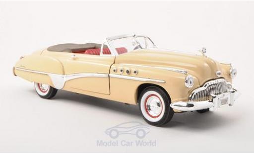 Modellautos Buick Roadmaster 1/18 Motormax Cabrio beige 1949 Buick Roadmaster 1/18 Motormax Cabrio beige 1949 modellautos