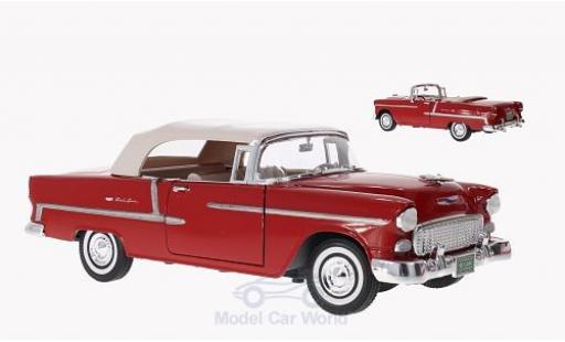 Modellautos Chevrolet Bel Air 1/18 Motormax Cabrio rot 1955 Softtop und Persenning liegen bei Chevrolet Bel Air 1/18 Motormax Cabrio rot 1955 Softtop und Persenning liegen bei modellautos