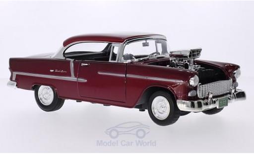 Modellautos Chevrolet Bel Air 1/18 Motormax Tuning mettalic rot 1955 Chevrolet Bel Air 1/18 Motormax Tuning mettalic rot 1955 modellautos