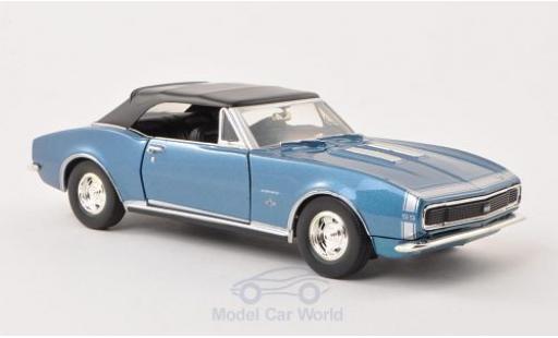 Modellautos Chevrolet Camaro 1/24 Motormax SS Cabrio mettalic blau 1967 Verdeck geschlossen ohne Vitrine Chevrolet Camaro 1/24 Motormax SS Cabrio mettalic blau 1967 Verdeck geschlossen ohne Vitrine modellautos
