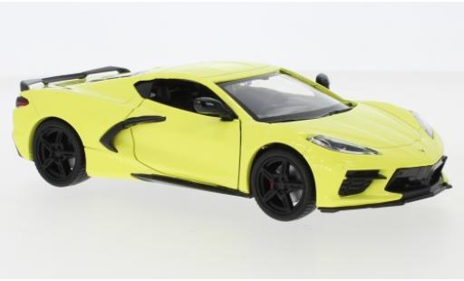 Modellautos Chevrolet Corvette 1/24 Motormax C8 Stingray gelb 2020 Chevrolet Corvette 1/24 Motormax C8 Stingray gelb 2020 modellautos