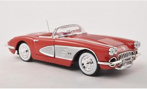 Modellautos Chevrolet Corvette 1/18 Motormax rot 1958 sans Vitrine Chevrolet Corvette 1/18 Motormax rot 1958 sans Vitrine modellautos