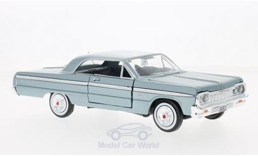 Modellautos Chevrolet Impala 1/24 Motormax mettalic blau 1964 ohne Vitrine Chevrolet Impala 1/24 Motormax mettalic blau 1964 ohne Vitrine modellautos