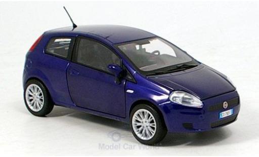 Modellautos Fiat Grande Punto 1/24 Motormax mettalic blau 2007 Fiat Grande Punto 1/24 Motormax mettalic blau 2007 modellautos