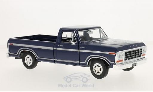 Modellautos Ford F-1 1/24 Motormax 50 Custom blau 1979 Ford F-1 1/24 Motormax 50 Custom blau 1979 modellautos