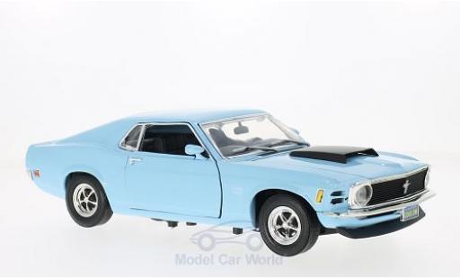 Modellautos Ford Mustang 1/18 Motormax Boss 429 blau 1970 Ford Mustang 1/18 Motormax Boss 429 blau 1970 modellautos