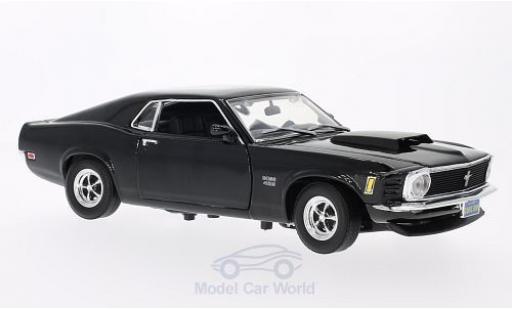 Modellautos Ford Mustang 1/18 Motormax Boss 429 schwarz 1970 ohne Vitrine Ford Mustang 1/18 Motormax Boss 429 schwarz 1970 ohne Vitrine modellautos