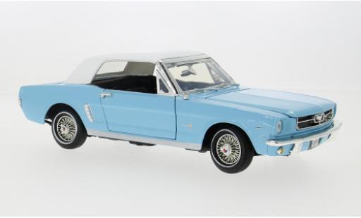 Modellautos Ford Mustang 1/18 Motormax Cabriolet blau/weiss 1964 1:18 Ford Mustang 1/18 Motormax Cabriolet blau/weiss 1964 1:18 modellautos