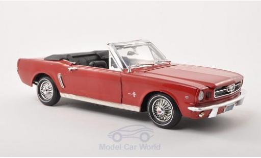 Modellautos Ford Mustang 1/18 Motormax Cabrio rot 1964 Ford Mustang 1/18 Motormax Cabrio rot 1964 modellautos