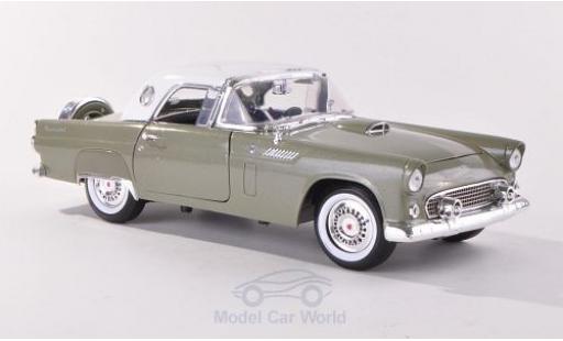Modellautos Ford Thunderbird 1956 1/18 Motormax Hardtop mettalic grün/weiss 1956 Ford Thunderbird 1956 1/18 Motormax Hardtop mettalic grün/weiss 1956 modellautos