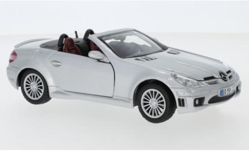 Modellautos Mercedes Classe SLK 1/24 Motormax SLK 55 AMG (R171) silber Mercedes Classe SLK 1/24 Motormax SLK 55 AMG (R171) silber modellautos