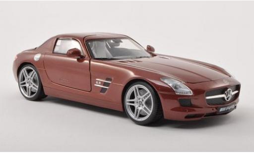 Modellautos Mercedes SLS 1/18 Motormax AMG (C197) met.-braun Mercedes SLS 1/18 Motormax AMG (C197) met.-braun modellautos