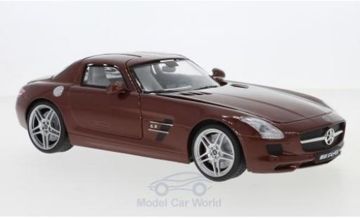 Modellautos Mercedes SLS 1/18 Motormax AMG (C197) mettalic braun Mercedes SLS 1/18 Motormax AMG (C197) mettalic braun modellautos