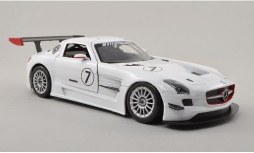 Modellautos Mercedes SLS 1/24 Motormax AMG GT3 No.7 sans Vitrine Mercedes SLS 1/24 Motormax AMG GT3 No.7 sans Vitrine modellautos