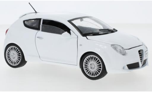 Modellautos Alfa Romeo Mito 1/24 Motormax MiTo blanche Alfa Romeo Mito 1/24 Motormax MiTo blanche modellautos