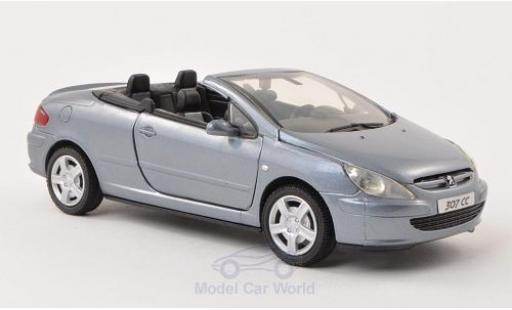 Modellautos Peugeot 307 1/24 Motormax CC mettalic blau ohne Vitrine Peugeot 307 1/24 Motormax CC mettalic blau ohne Vitrine modellautos