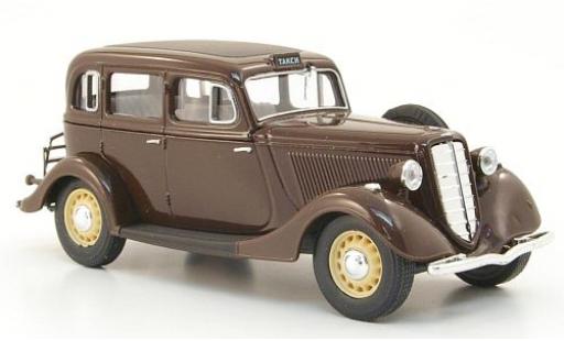 Gaz M1 1/43 Nash Avtoprom GAZ braun Taxi modellautos