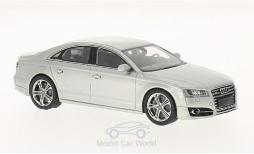Audi S8 1/43 Neo PA mettalic silber 2014 modellautos