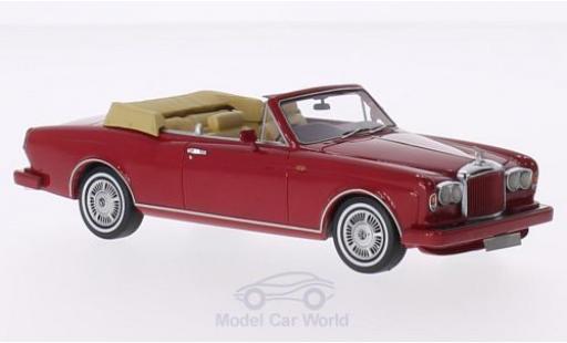 Bentley Continental 1/43 Neo DHC rot RHD 1985 modellautos