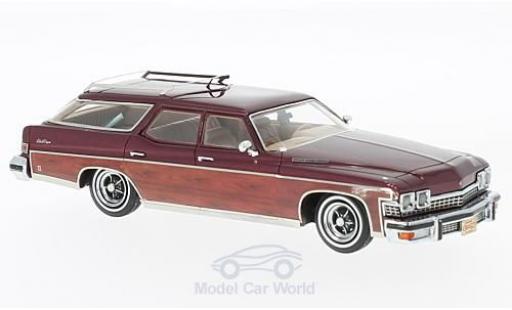 Modellautos Buick Le Sabre 1/43 Neo Estate Wagon mettalic rot/Holzoptik 1974 Buick Le Sabre 1/43 Neo Estate Wagon mettalic rot/Holzoptik 1974 modellautos