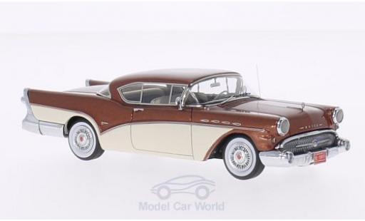 Modellautos Buick Roadmaster 1/43 Neo Hardtop Coupe mettalic braun/weiss 1957 Buick Roadmaster 1/43 Neo Hardtop Coupe mettalic braun/weiss 1957 modellautos