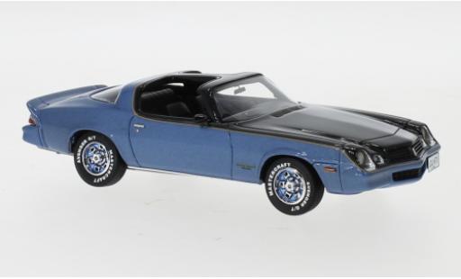 Chevrolet Camaro 1/43 Neo LT mettalic blau/schwarz 1978 modellautos