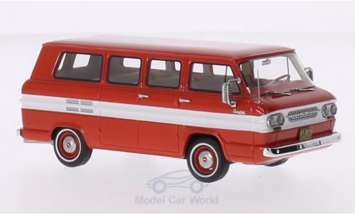 Modellautos Chevrolet Corvair 1/43 Neo Window Van rot/weiss 1963 Chevrolet Corvair 1/43 Neo Window Van rot/weiss 1963 modellautos