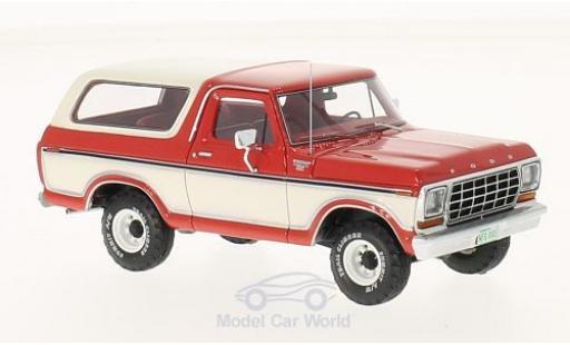 Ford Bronco 1/43 Neo rot/weiss 1978 modellautos