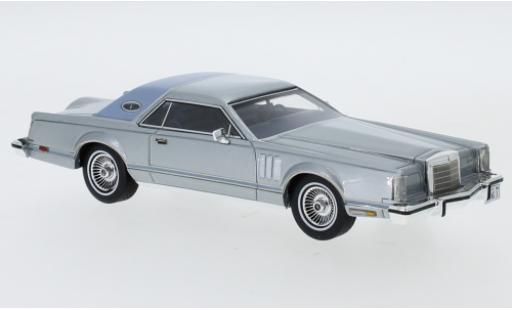 Modellautos Lincoln Continental 1/43 Neo Mark V silber/matt-blau 1978 Lincoln Continental 1/43 Neo Mark V silber/matt-blau 1978 modellautos