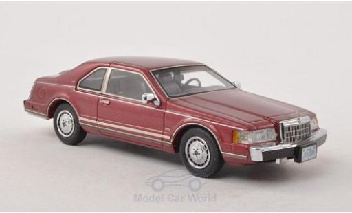Modellautos Lincoln Continental 1/43 Neo Mark VII LSC mettalic rot 1984 Lincoln Continental 1/43 Neo Mark VII LSC mettalic rot 1984 modellautos