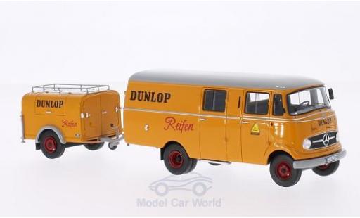 Modellautos Mercedes L319 1/43 Neo Dunlop 1961 mit Ein-Achs-Anhänger ohne Vitrine Mercedes L319 1/43 Neo Dunlop 1961 mit Ein-Achs-Anhänger ohne Vitrine modellautos