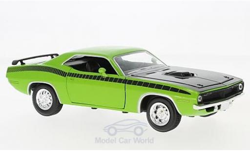 Modellautos Plymouth Cuda 1/18 New Ray grün/schwarz 1970 Plymouth Cuda 1/18 New Ray grün/schwarz 1970 modellautos