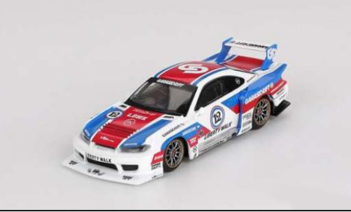Nissan Silvia 1/64 Mini GT (S15) LB-Super Silhouette 2025 GARASIDRIFT x LBWK #12 1:64 modellautos
