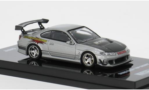 Modellautos Nissan Silvia (S15) Top Secret silber 1/64 INNO64