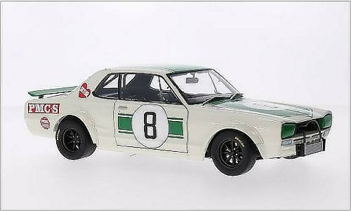 Nissan Skyline 2000 1/18 Autoart GT-R (KPGC10) RHD No.8 GP Japan 1971 modellautos