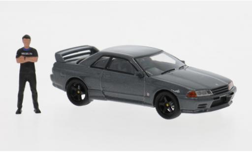 Nissan Skyline 1/64 Mini GT GT-R (R32) grau 1992 1:64