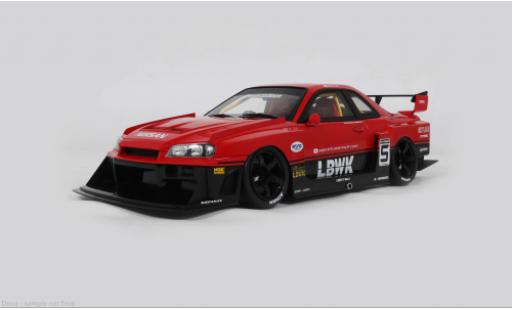 Nissan Skyline 1/18 GT Spirit R34 GT-R rot/schwarz 2020 1:18 modellautos