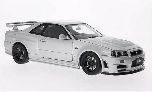 Nissan Skyline R34 1/18 Autoart () Nismo GT-R Z-Tune grau-grau RHD 2005 modellautos