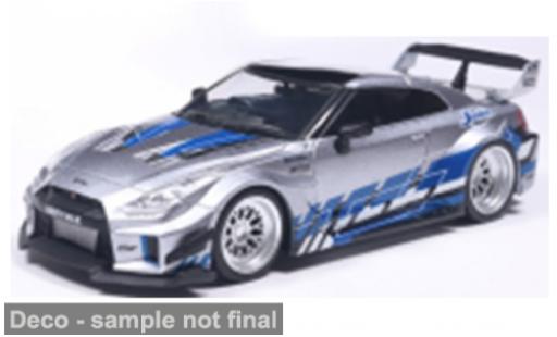 Nissan Skyline 1/43 Solido (R35) GT-R silber/blau 1:43 modellautos