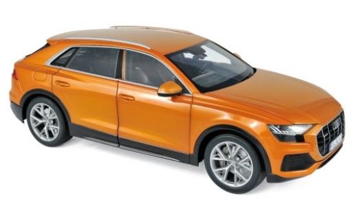 Modellautos Audi Q8 1/18 Norev mettalic orange 2018 Audi Q8 1/18 Norev mettalic orange 2018 modellautos