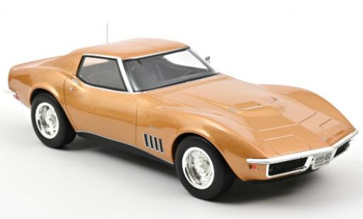 Modellautos Chevrolet Corvette 1/18 Norev (C3) Coupe gold 1969 Chevrolet Corvette 1/18 Norev (C3) Coupe gold 1969 modellautos