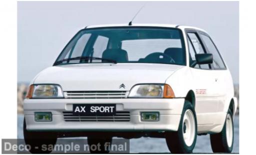 Modellautos Citroen AX 1/18 Norev weiss 1987 1:18 Citroen AX 1/18 Norev weiss 1987 1:18 modellautos