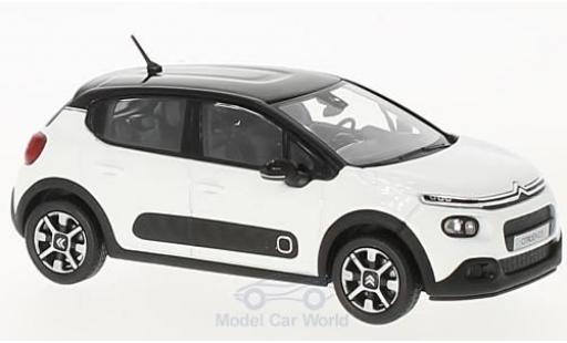 Modellautos Citroen C3 1/43 Norev weiss/schwarz 2016 Citroen C3 1/43 Norev weiss/schwarz 2016 modellautos