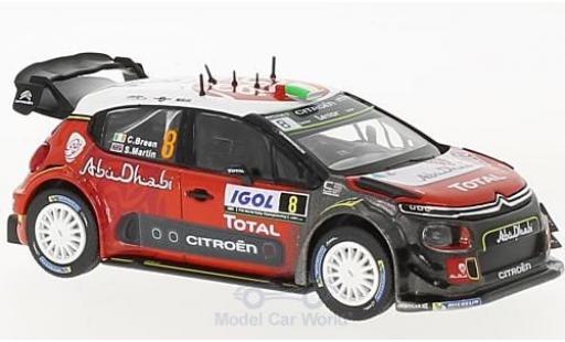 Citroen C3 1/43 Norev WRC No.8 WRC Rallye Tour de Corse 2017 C.Breen/S.Martin modellautos