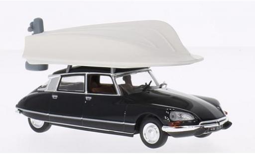 Modellautos Citroen DS 1/43 Norev 21 Pallas schwarz 1972 avec bateau sur Rack de toit Citroen DS 1/43 Norev 21 Pallas schwarz 1972 avec bateau sur Rack de toit modellautos